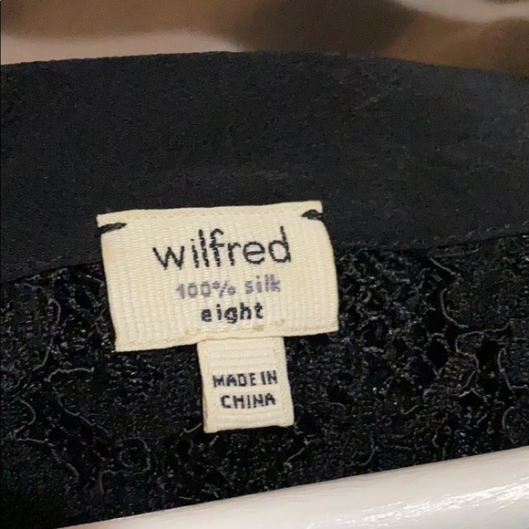 Aritzia - Wilfred little black dress lace & silk - Picture 11 of 14